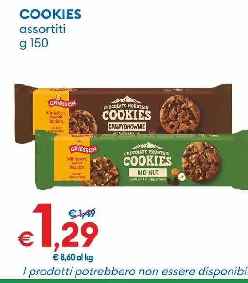 Cookies assortiti