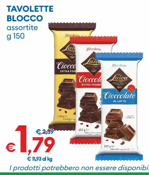 Tavolette blocco assortite