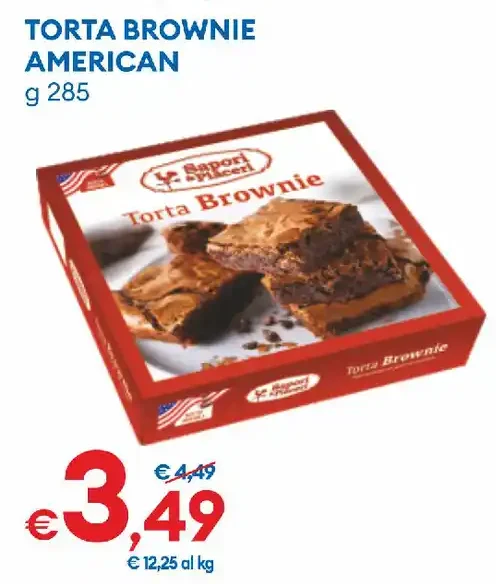 Torta brownie american