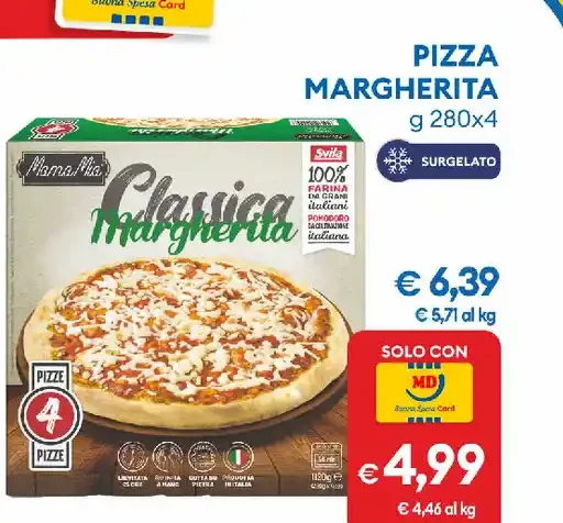 Pizza margherita