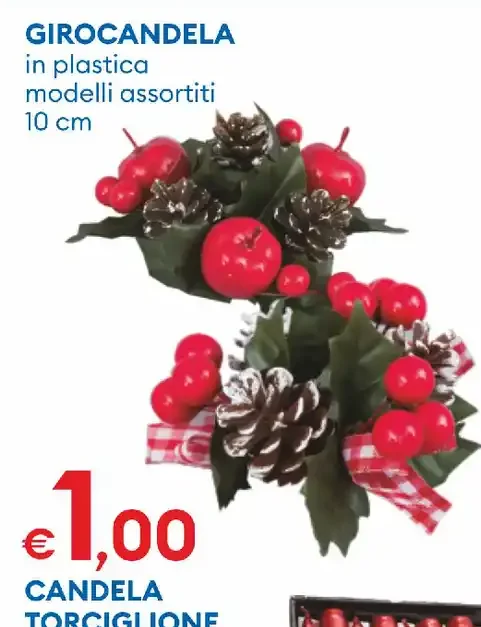Girocandela in plastica