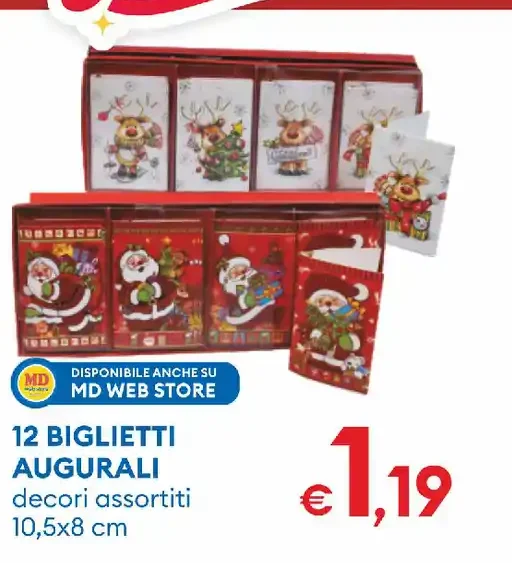 12 biglietti augurali