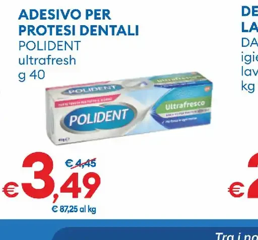 Adesivo per protesi dentali Polident
