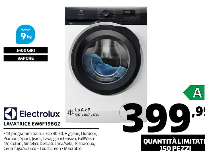 Electrolux EW6F19BGZ