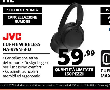 JVC HA-S75N-BU