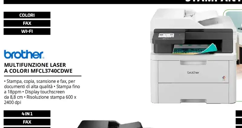 Brother MFC-L3740CDWE multifunzione laser a colori