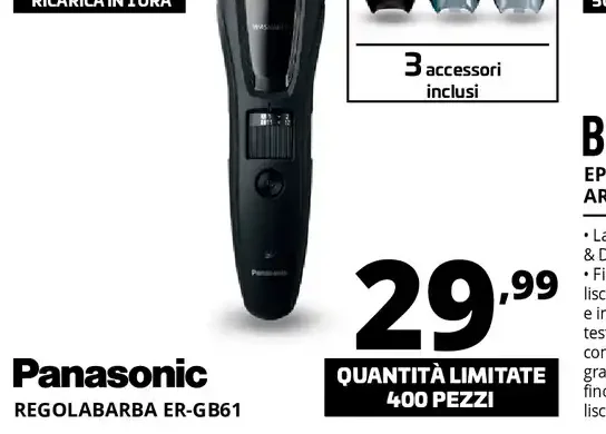 Regolabarba Panasonic ER-GB61