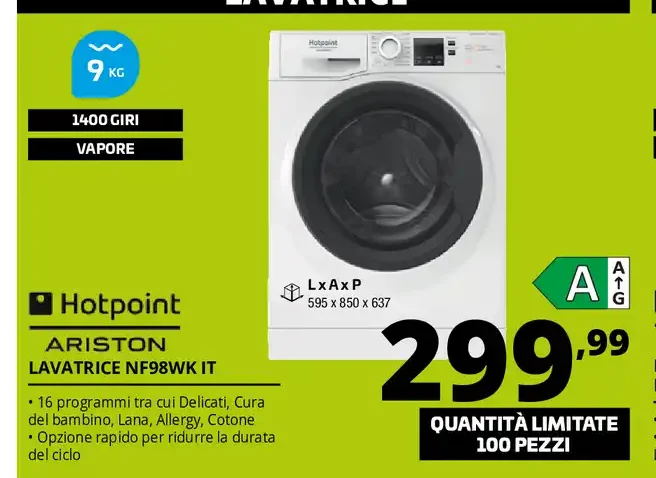 Lavatrice Hotpoint Ariston NF98WK IT