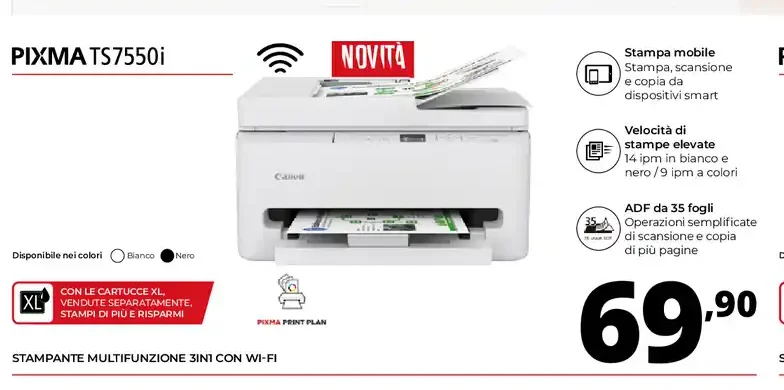Stampante multifunzione Pixma TS7550i