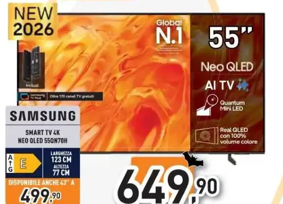 Smart TV 4K Neo QLED 55QN70F
