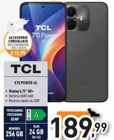 TCL K70 Power 4G