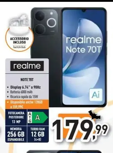 Realme Note 70T