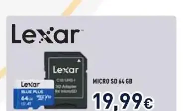 Lexar microSD 64 GB