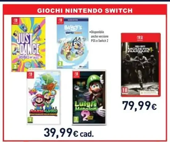 Giochi Nintendo Switch