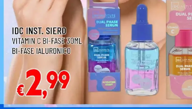 Siero vitamina C e acido ialuronico